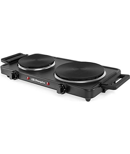 Plancha de Contacto ORBEGOZO PE2855 (2500 W) Orbegozo - Eletrodomésticos de cozinha - 2500 W, 2 zonas, plancha elétrica