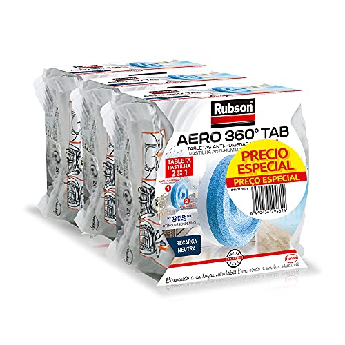 Recarga Desumidificador RUBSON Aero 360º Recargas Henkel - Absorvedores de umidade - recarga, desumidificador, rubson aero 360º
