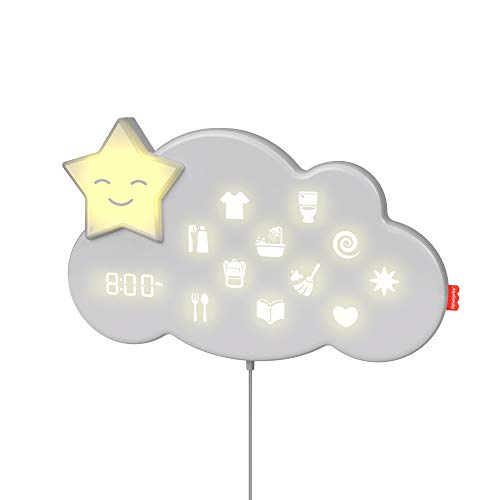 FISHER-PRICE Luz de Presença para Bebé Gwm53 Parede Cinza Fisher-Price - Máquinas de ruído branco - conforto, relaxamento, luzes coloridas, melodias