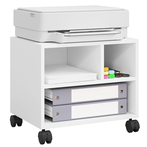 Mesa de impressão WOLTU ASK06WS | Branco WOLTU - Acessórios de impressoras, copiadoras e fax - armazenamento, rodas flexíveis, portátil