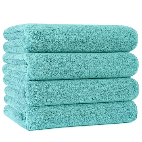 Toalha de Banho POLYTEX Microfibra Verde (76x145cm) Mainland Textiles LLC - Toalhas de banho e panos de limpeza - microfibra, verde, 76x145cm