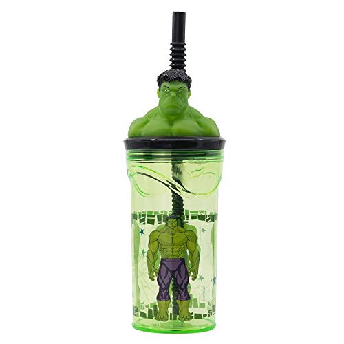 Garrafa Reutilizável MARVEL The Avengers: Hulk Stor - Porta-alimentos e bebidas - garrafa reutilizável, marvel, avengers, hulk, tampão, capacidade