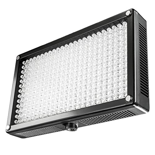 Lâmpada de vídeo LED WALIMEX pro 17813 em Preto Walimex - Peças e acessórios para câmeras - led, preto, 3300K, a+, 190x30x110mm