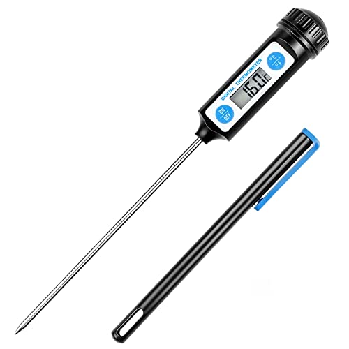 Termómetro Digital ANPRO 1.000.001 (Preto) Anpro - Termômetros de cozinha - digital, lcd, sensor inoxidável, precisão 0,1ºC