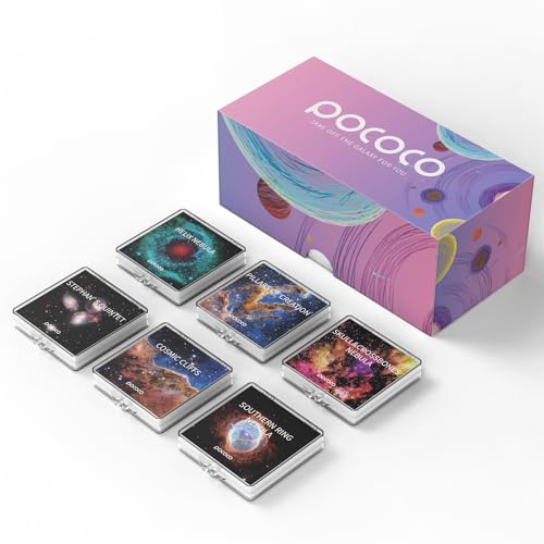 Discos Realistas Fixed Star and Nebula - 6 Discos sem Projetor POCOCO - Iluminação de efeitos especiais - discos realistas, fixo, nebula, sem projetor