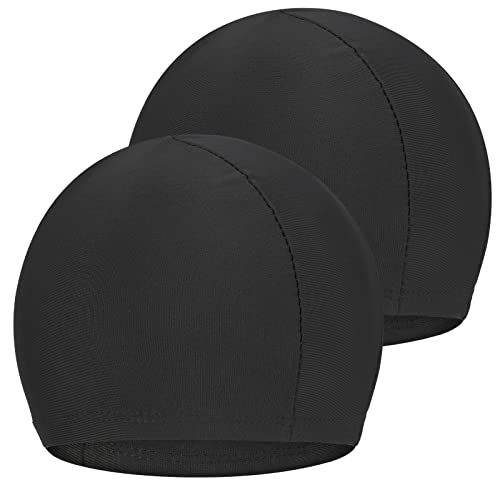 Touca de Natação FANSHIONTIDE 2 Peças Preto Fanshiontide - Toucas de natação - touca, natação, fashiontide, 2 peças, preto