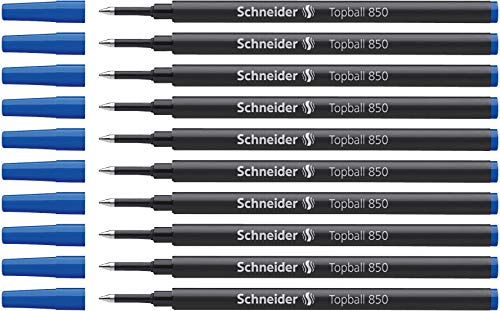 Esferográfica Rollerball SCHNEIDER Topball 850 Schneider - Tinta e recargas de caneta - rollerball, tinta azul, traço 0,5 mm