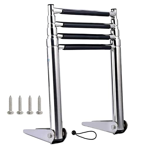 Escadote para barcos FREE-TEC 4 Steps (Inox) freebirdtrading - Escadas de barco - 4 passos, inox, barcos