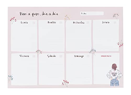 Planificador Semanal ERIK EDITORES A4 Ana Marin Grupo Erik - Calendários, organizadores e planejadores - planificador, semanal, a4, ana marin