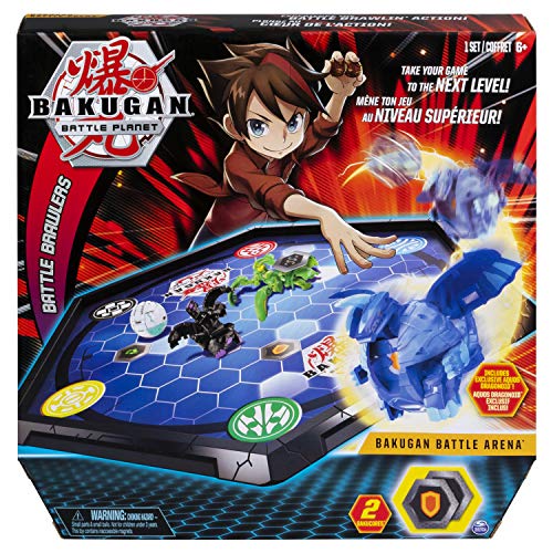 Figura de Ação BAKUGAN Battle Arena Stadium Bizak - Bonecos de ação e brinquedo - estádio de batalha, core exclusivo, personagem, discos metálicos