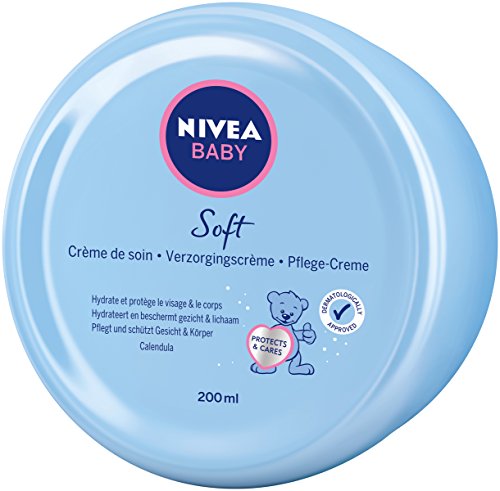 Creme Corporal NIVEA Baby Sensitive Skin Cream (200 ml) Pampers - Loção e hidratante - hidratação, 24 horas, respetuosos, 0% álcool