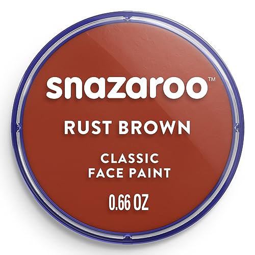 Pintura Facial SNAZAROO Watercolor Brown Oxide 18ml COLART - Banho e corpo - pintura facial, watercolor, brown oxide, 18ml