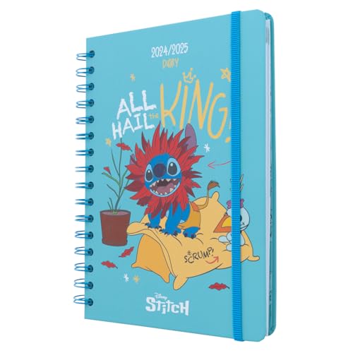 Agenda Escolar ERIK EDITORES Disney Stitch (A5 - 2024/2025 - Semanal) Grupo Erik - Calendários, organizadores e planejadores - agenda escolar, disney stitch, A5, semanal, 2024-2025