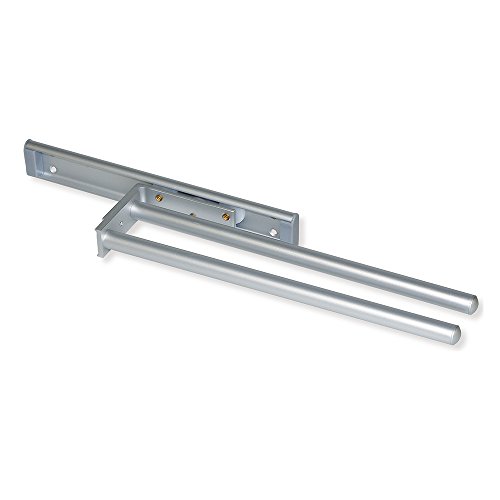 Suporte para Toalha de Banho EMUCA com Prateleira (Alumínio - 31 cm) Emuca - Suportes e porta-toalhas - prateleira, alumínio, 31 cm