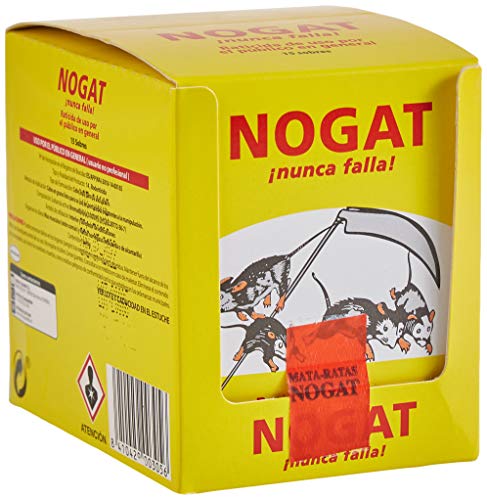 Comprimidos para Gatos NOGAT Raticida (15 Unidades) Century Brands S.L. - Pesticidas - raticidas, ratos, camundongos, 15 unidades