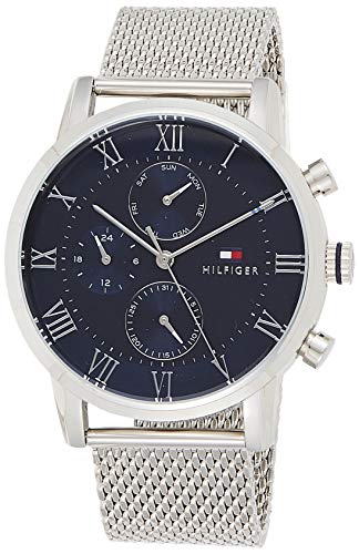 Relógio TOSHIBA Tommy Hilfiger (Preto - Aço inoxidável) Tommy Hilfiger - Relógios - relógio, toshiba, tommy hilfiger, preto, aço inoxidável, mecânico, resistente à água