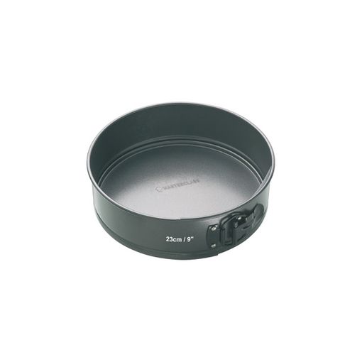Tigela de Cozinha Redonda Antiaderente Master Class Kitchen Craft KCMCHB10 23 cm Kitchen Craft - Formas para bolos e moldes - antiaderente, aço carbono, preto, gris