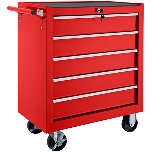 TecTake 402796 Organizador de Ferramentas Multifuncional Vermelho TecTake - Conjuntos de móveis - 150 kg, multifuncional, aço em pó, plástico