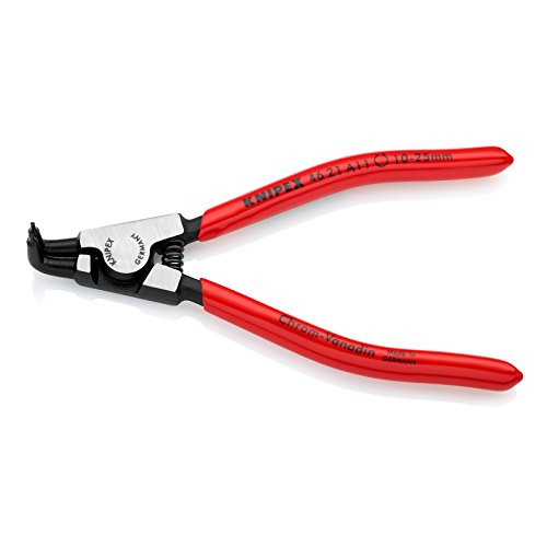 Knipex 46 21 a11 alicate para anéis de segurança (Ferramentas) KNIPEX - Grampos de ferramentas e tornos - anéis externos, 10-25 mm, resistente à corrosão, pegas de plástico