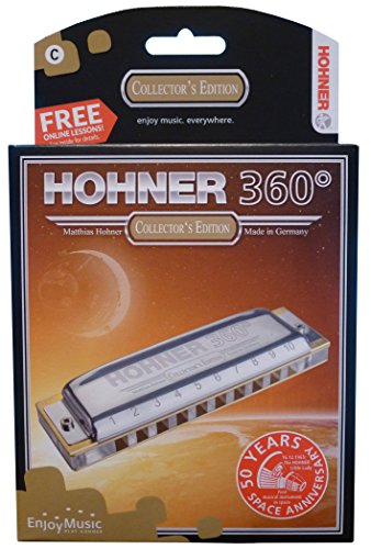 Harmónica Hohner Harmonica 360 - C - Aço inoxidável Hohner - Acessórios para instrumentos musicais e orquestra - harmonica, diatónica, 20 notas, plástico ABS, alemanha