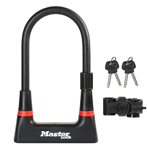 Cadeado com Chave MASTER LOCK 8.0 U-Lock MasterLock - Fechaduras e chaves - aço endurecido, 14mm, corte resistente, força resistente