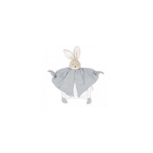 Peluche KALOO Petit Pas 20cm Coruja Cinza KALOO - Animais de pelúcia - algodão orgânico, 20 cm, mordida suave, caixa de regalo