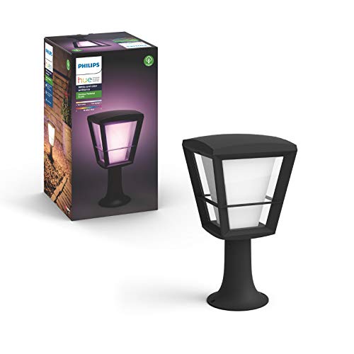 Iluminação Inteligente PHILIPS BY SIGNIFY Pedestal 17441/30/P7 Philips - Luminárias Decorativas - inteligente, preto, plástico, cabo elétrico