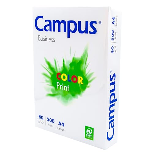 Pack 500 Fólios Campus Brancos A4 80 G/M² MAKRO PAPER - Papel de impressora e copiadora - folios, a4, 80 g/m²