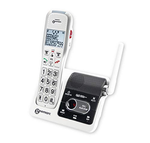 Telefone fixo GEEMARC Amplidect 595 U.L.E GEEMARC - Telefonia - telefone fixo, amplidect, ultra loud ear, pessoas com dificuldade auditiva