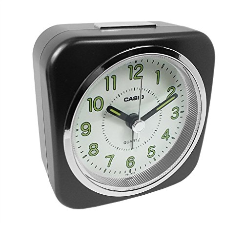 Relógio Despertador CASIO TQ-143S (Preto) Casio - Relógios despertadores - plástico, cuarzo, preto, despertador