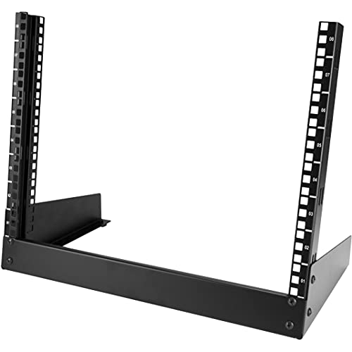 Armário Rack STARTECH.COM RK8OD 2U Preto STARTECH.COM - Suportes e barras de reforço - armario, rack, preto