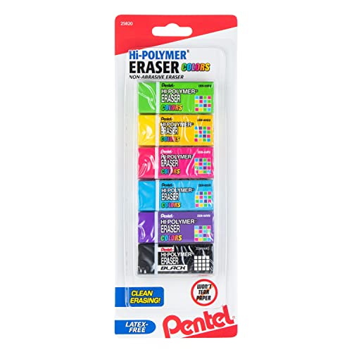 Pentel Zeh05Crbp6M Borracha e Tinta Removível Pentel - Correção de fluídos, canetas e fitas - borracha, tinta removível