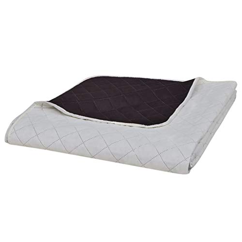 Cobertor VIDA XL (Bege - 220x240cm - Algodão) vidaXL - Roupa de cama e cama - bege, 220x240cm, algodão