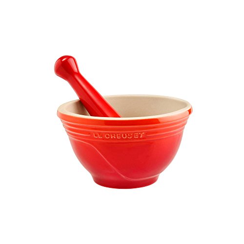 Almofariz LE CREUSET Laranja (Aço Inoxidável - 20 cm) Le Creuset - Utensílios de Cozinha - aço inoxidável, 20 cm, laranja