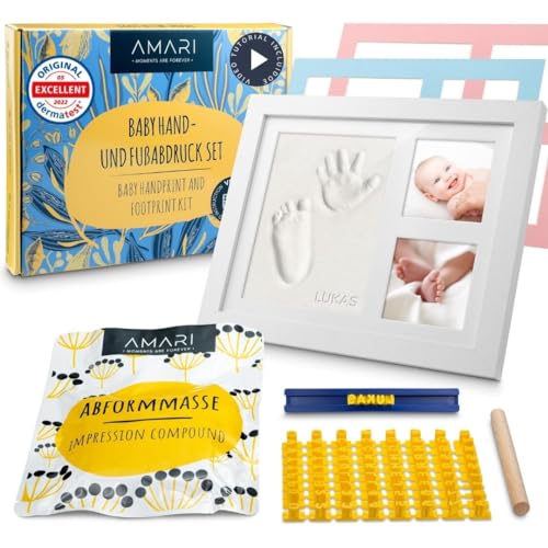 Conjunto de Parede para Bebé AMARI Set com Moldes de Escultura em Argila Amari - Molduras, bastidores e esticadores - parede, bebé, moldes, escultura, argila