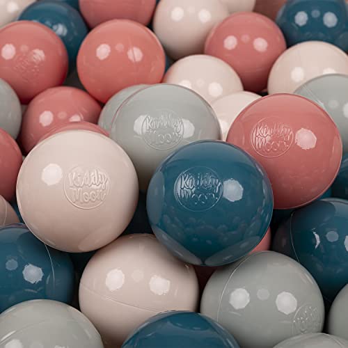 Bolas de piscina KIDDYMOON (6 anos - 7 cm) KiddyMoon - Brinquedos - cores modernas, materiais seguros, leves, terapia sensorial