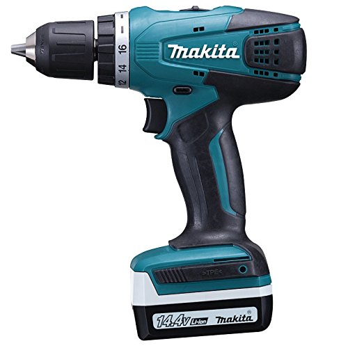 Berbequim de Impacto MAKITA DF347DWE (300 rpm) Makita - Berbequins elétricos portáteis - 300 rpm, 14,4 V, 1,3 Ah, 16 posições