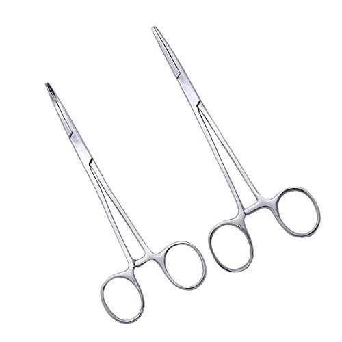 Pinça Hemostática para Cão UKCOCO | Inox - 2 Unidades UKCOCO - Banho e corpo - hemostática, inox, cão
