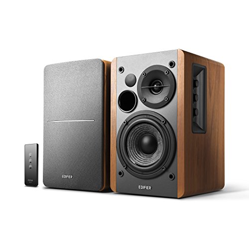 Edifier Studio R1280T 2.0 Canais Preto, Castanho Edifier - Alto-falantes - 2.0 canais, 0,1% THD, colunas stereo, potência