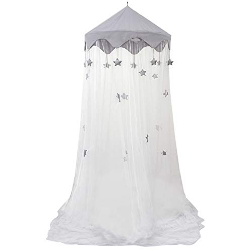 Mosquiteiro Amanka Estrela 2,4X8 M (Cinzento) Omnideal - Roupa de cama - mosquito, estrela, cinzento