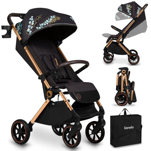 Carrinho de Bebé Individual LIONELO Cloe Golden Moments LIONELO - Carrinhos de bebê - individual, fácil de montar, desmontável, peso máximo 22 kg