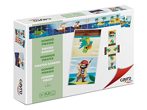 Jogo Coletivo CAYRO Dominó Piratas (Idade Mínima: 8) Cayro - Jogos - 8 anos, 2 jogadores, 15 min, reversível