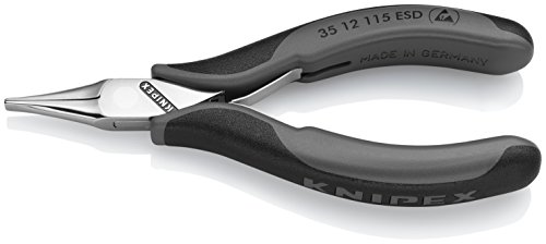 Knipex 35 12 115 ESD alicate Alicate de corte lateral KNIPEX - Alicates - alicate corte lateral, esd, preto cinzento