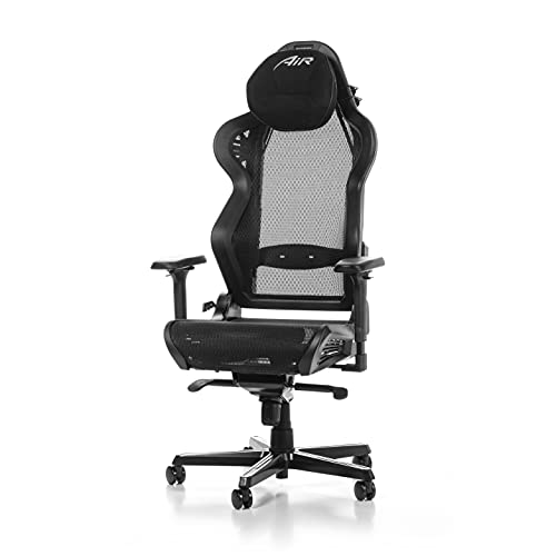 Cadeira Gaming DXRACER Air Series Rs1-Nn Preto DXRACER - Mobiliário de escritório - gaming, preto, poliéster, alumínio