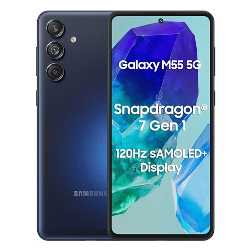Smartphone SAMSUNG Galaxy M55 (6.8'' - 8 GB - 128 GB - Preto) SAMSUNG - Telemóveis - 6.8 polegadas, 8 gb, 128 GB, android 12