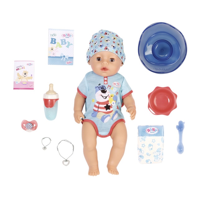 Boneca de moda IMC TOYS Baby Born Magic Boy (3 anos) Zapf Creation - Brinquedos - mágico, sons divertidos, movível, lavável
