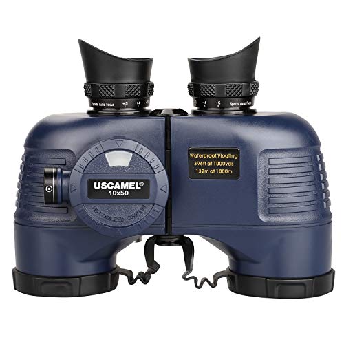 Binóculos Marinos Us 10X50 Impermeable Brújula USCAMEL - Microscópios - binóculos, marinos, brújula, impermeável, lente 50 mm, amplia visão