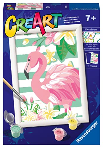 Pintar num Número RAVENSBURGER Flamenco (Idade Mínima: 7) Ravensburger - Materiais de arte e artesanato - flamenco, 7 anos, quadro preto, tinta à base de água