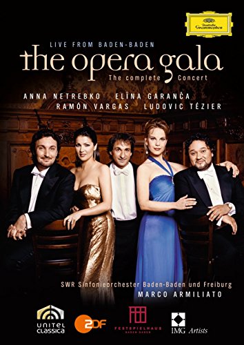 CD+DVD The Opera Gala - Live from Baden-Baden (1 CDs) Deutsche Grammophon - Dvds e vídeos - cd+dvd, opera gala, ao vivo, baden-baden