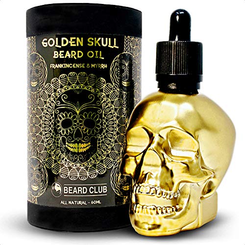 Óleo para a Barba Golden Skull 60 Ml SKULL LAB Beard Club - Produtos de styling de cabelo - óleo, barba, 60 ml
